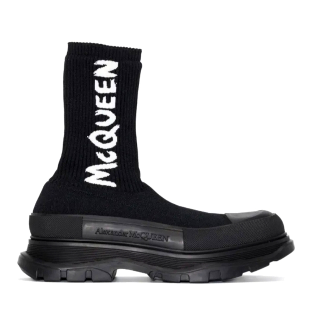 Alexander McQueen Black Sock Sneakers Unisex. PRICE DROP!!!!